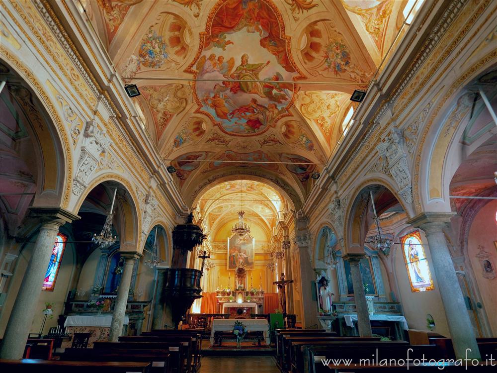 Muzzano (Biella, Italy) - Interior of the Church of Sant'Eusebio